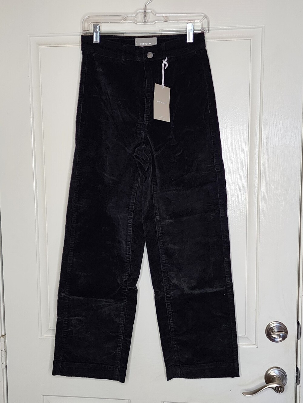 Everlane Courduroy Wide-leg Pant | Black | Size 2 | NWT